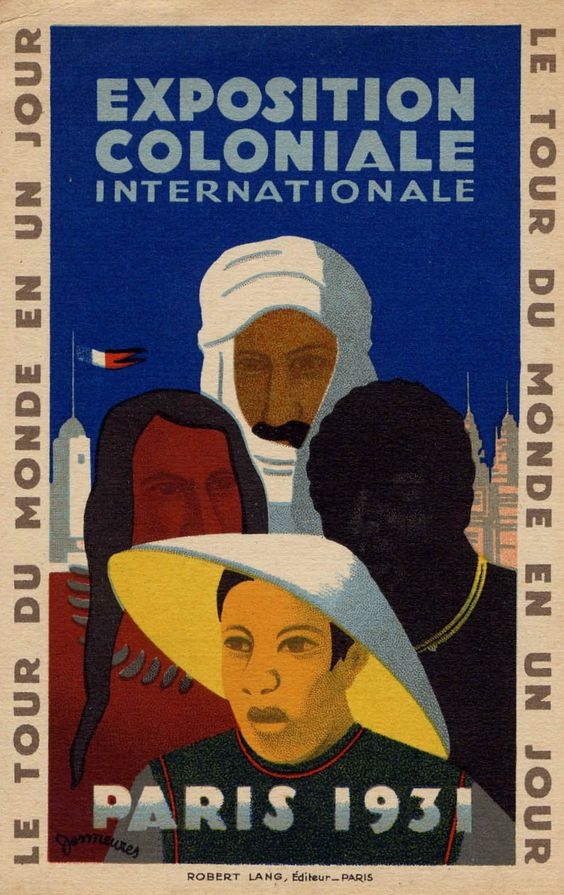 Affiche de l'exposition coloniale internationale de Paris en 1931 par Jean Victor Desmeures
