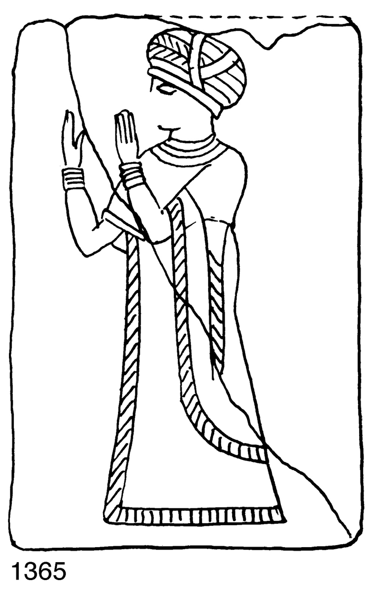 Palais de Mari. Peintures (détail)