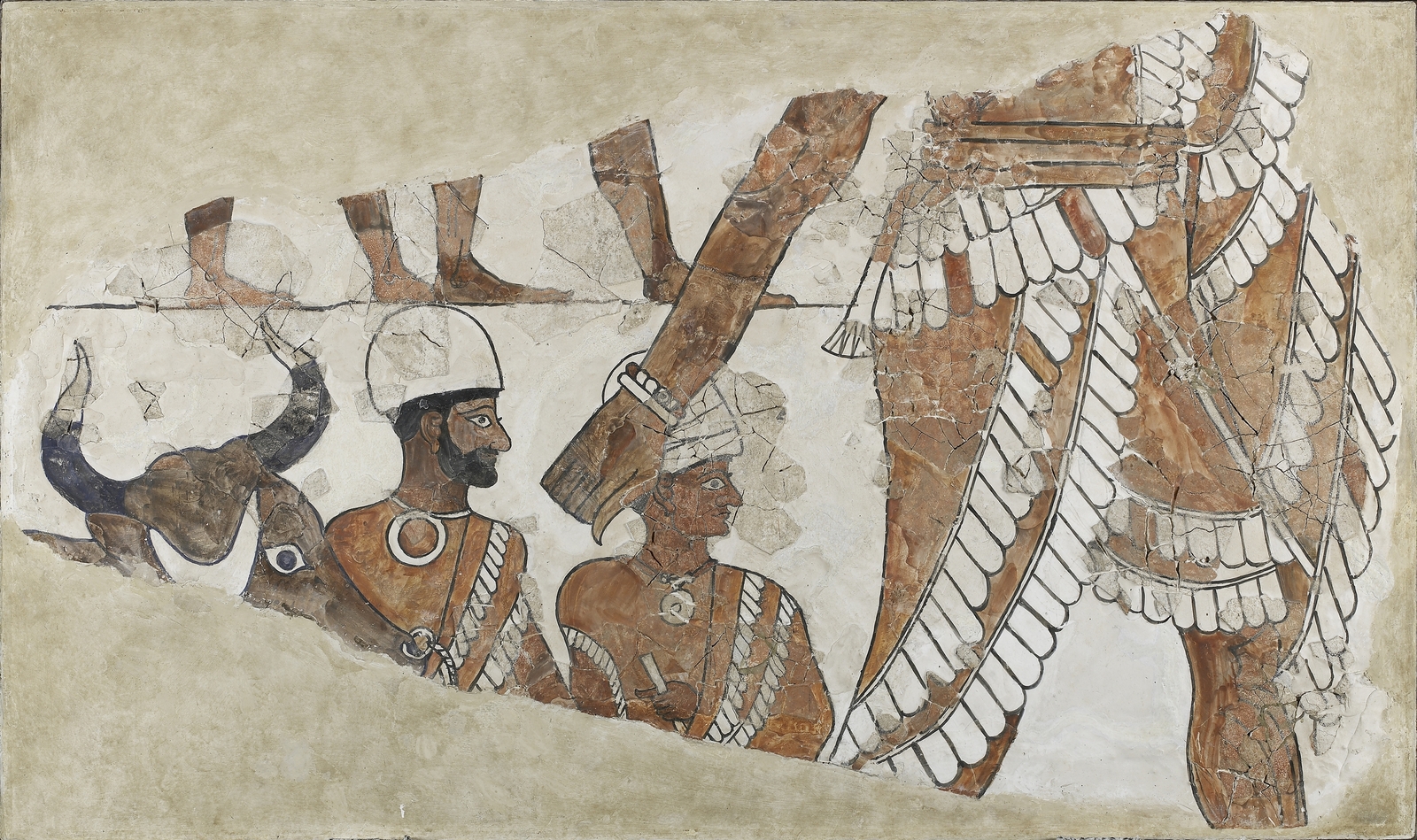 Peinture murale, scène sacrificielle