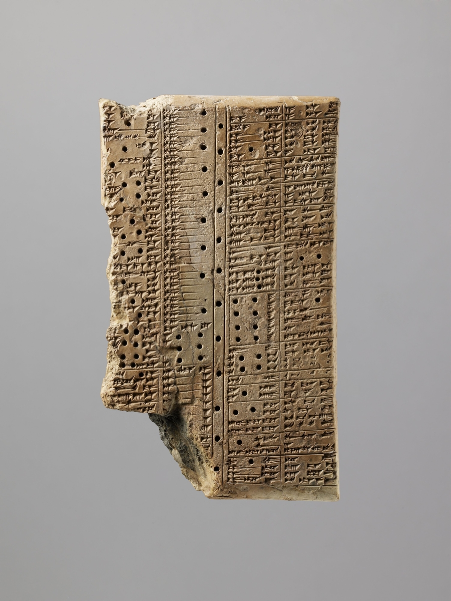 Ninive : Syllabaire provenant de la bibliothèque du palais