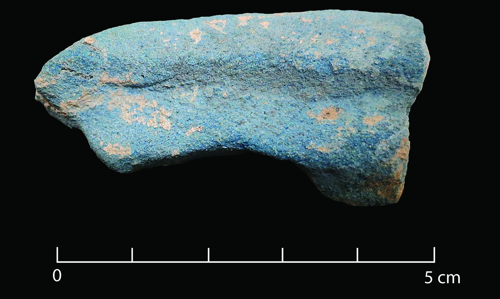 Fragment d'un bloc de matière première