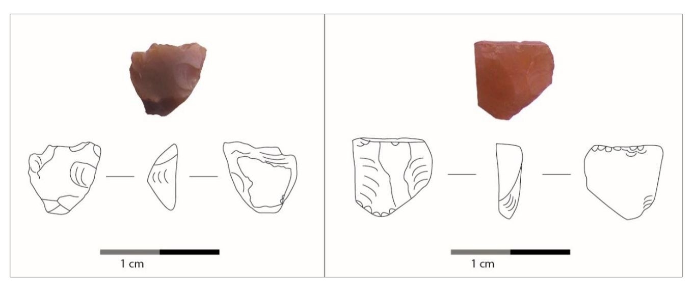 Flint shards (Saint-Joseph, Shelter HBC13)