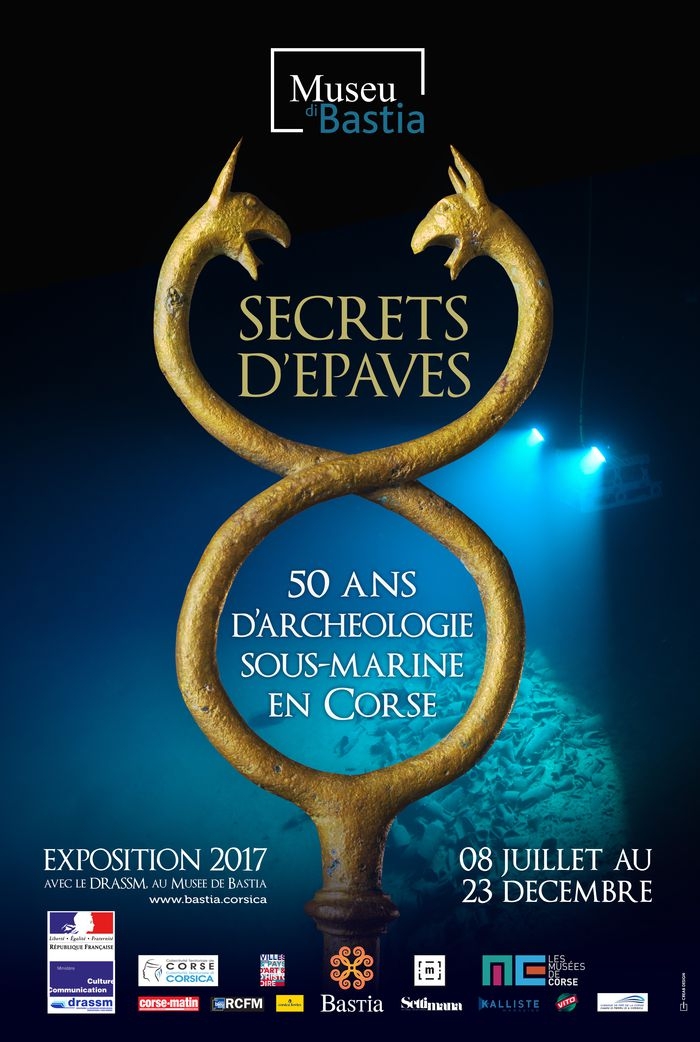Affiche de l'exposition "Secrets d’épaves"