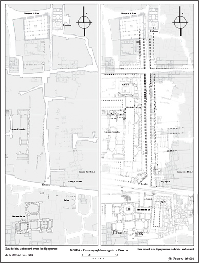 Plan du secteur « rue nord-sud »