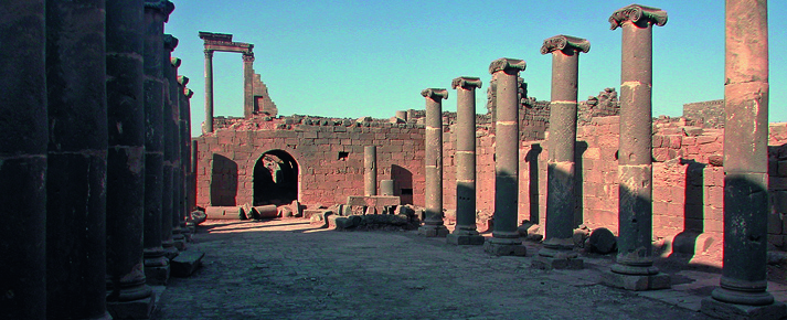 Palestre des thermes du Sud. Bosra.