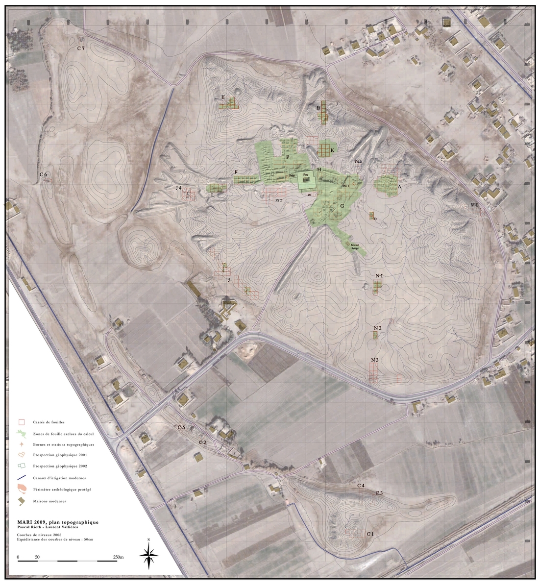 Photo satellite. Mari, 2008