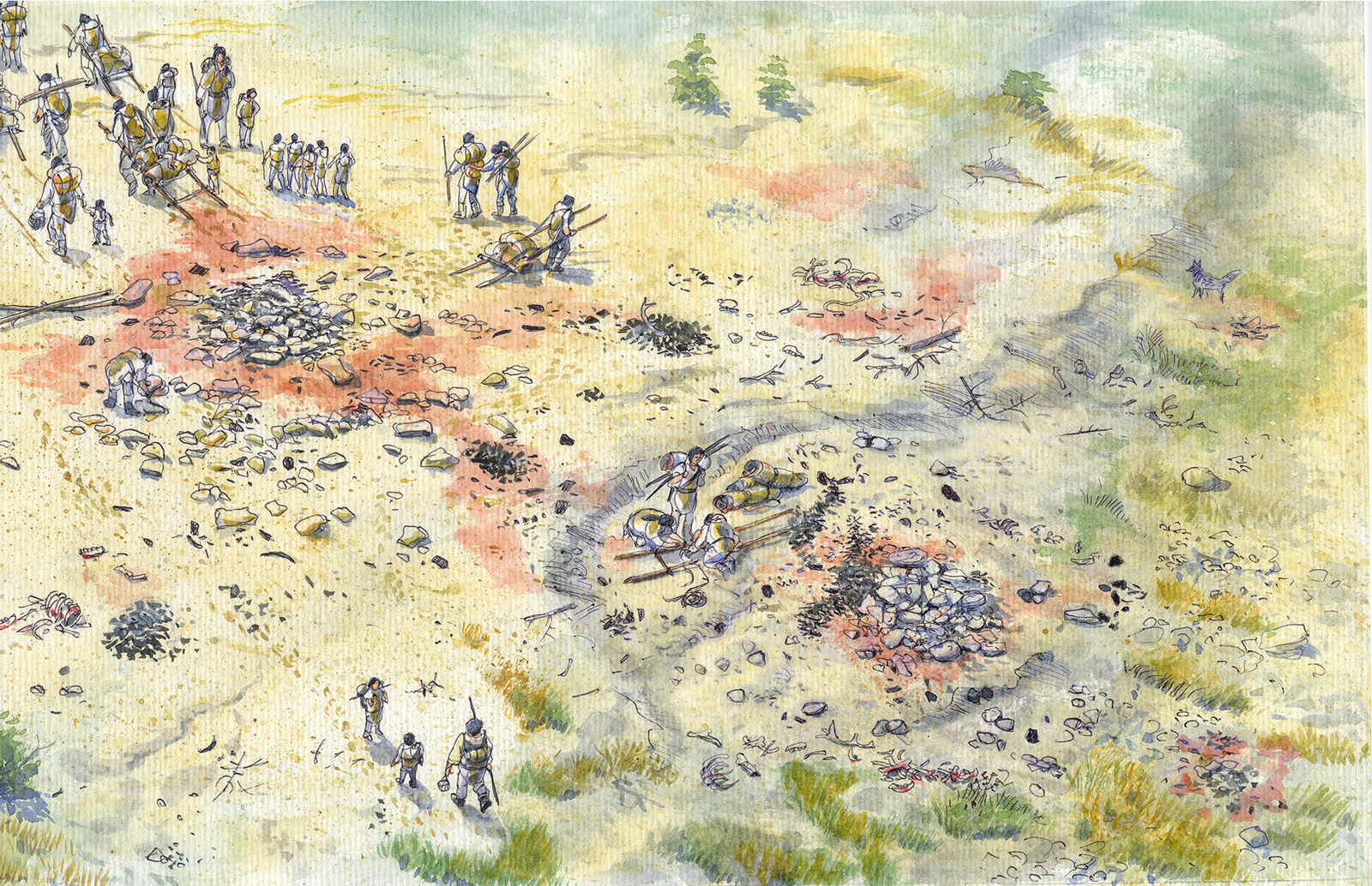 Abandon du campement