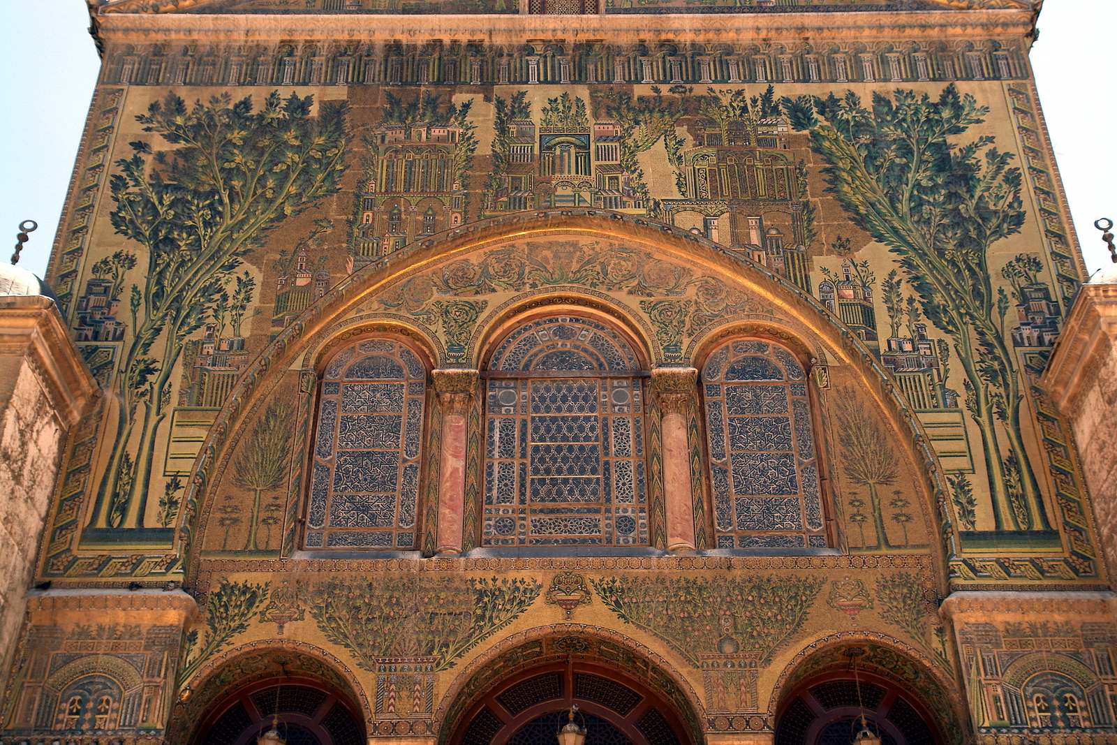 Damas, mosaïques de la Grande Mosquée