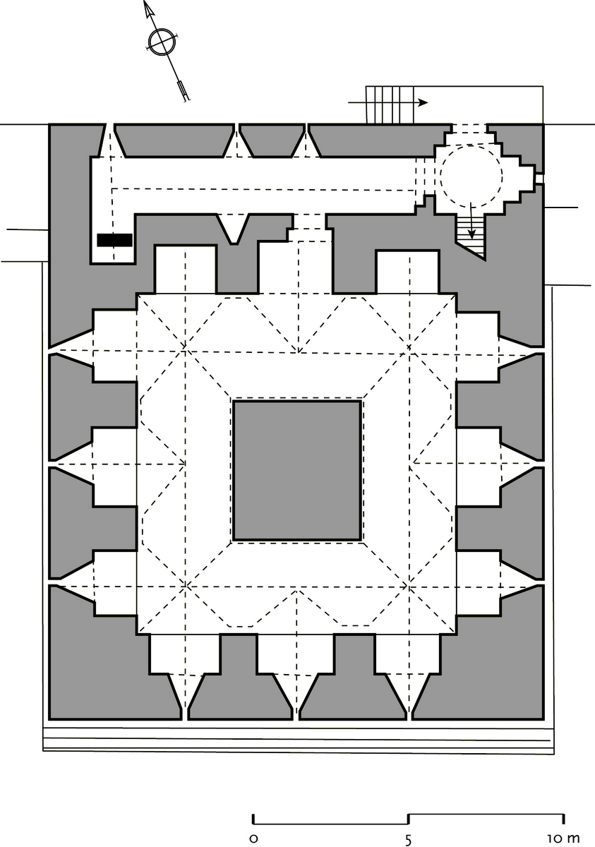 Plan de la tour de Qalâwûn