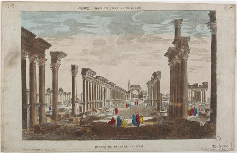 Ruines de Palmyre en Syrie, 19e siècle
