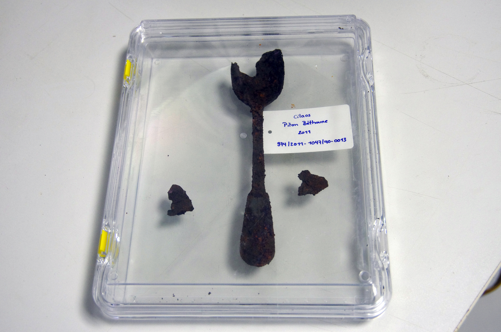 Metal spoon, Piton Béthoune, Cilaos (2011)