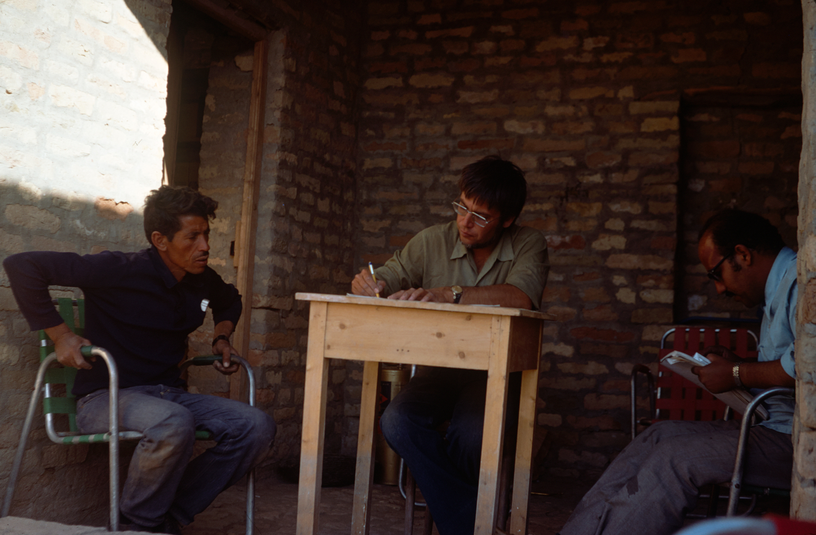 Jean Louis Huot. © Mission Archéologique française de Larsa-‘Oueili, ARCH. MAE, JLH273_03_24