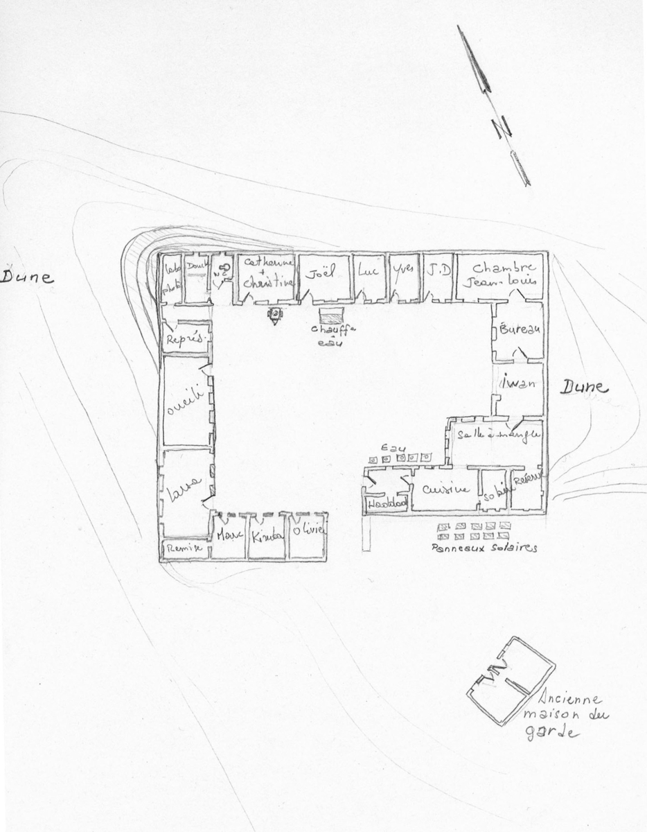 La nouvelle maison terminée. © Dessin Joël Suire