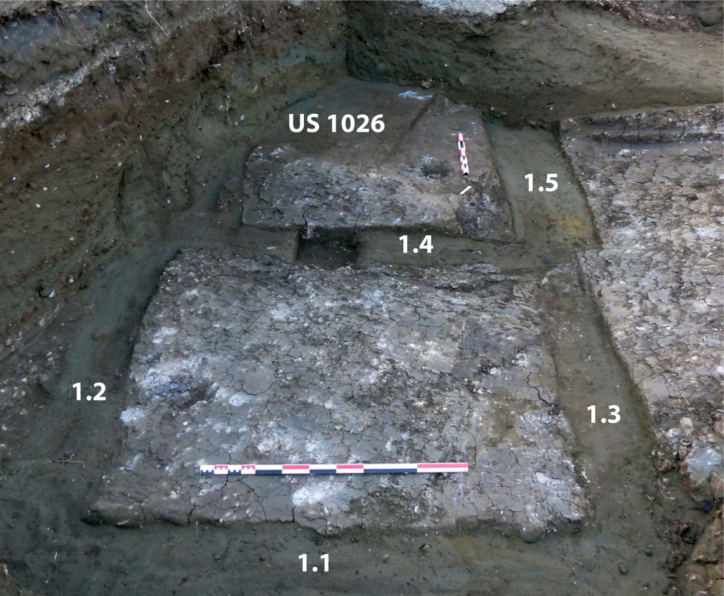 Test trench no. 1, F1 structure (Saint-Denis, Rue de la Batterie, 2018)