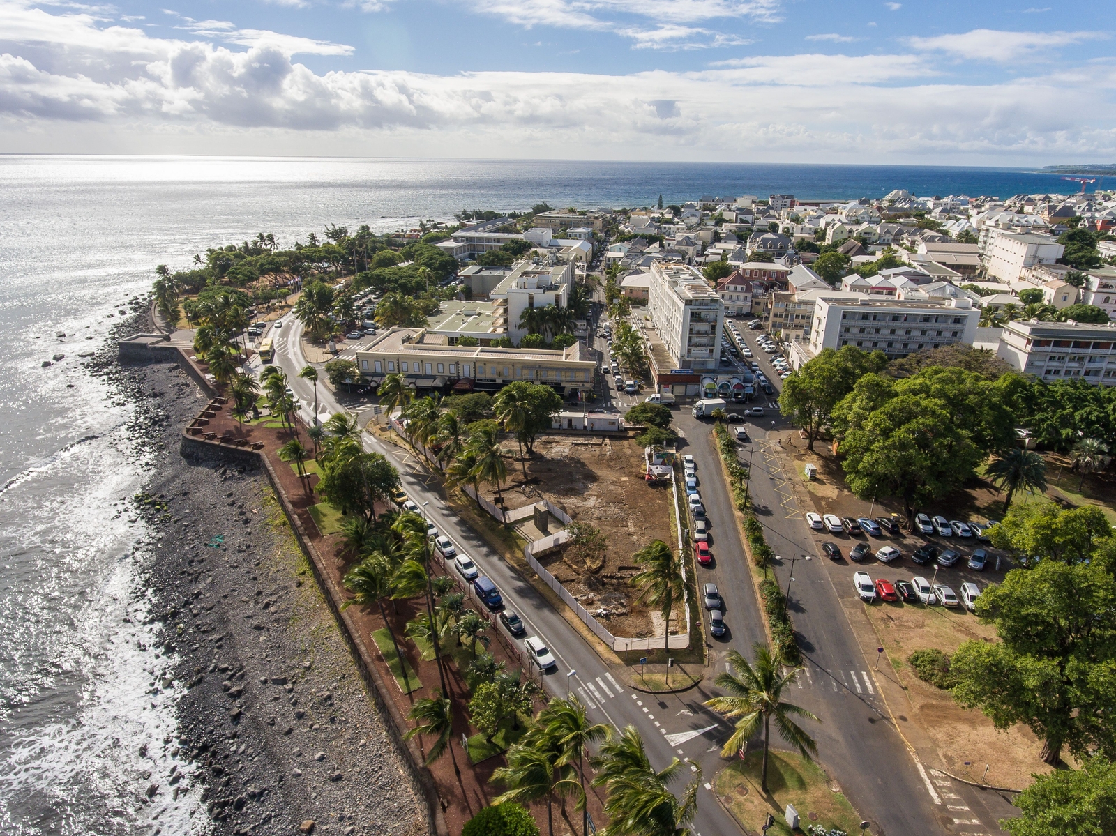 Aerial view (Saint-Denis, Place du Général de Gaulle, 2019)