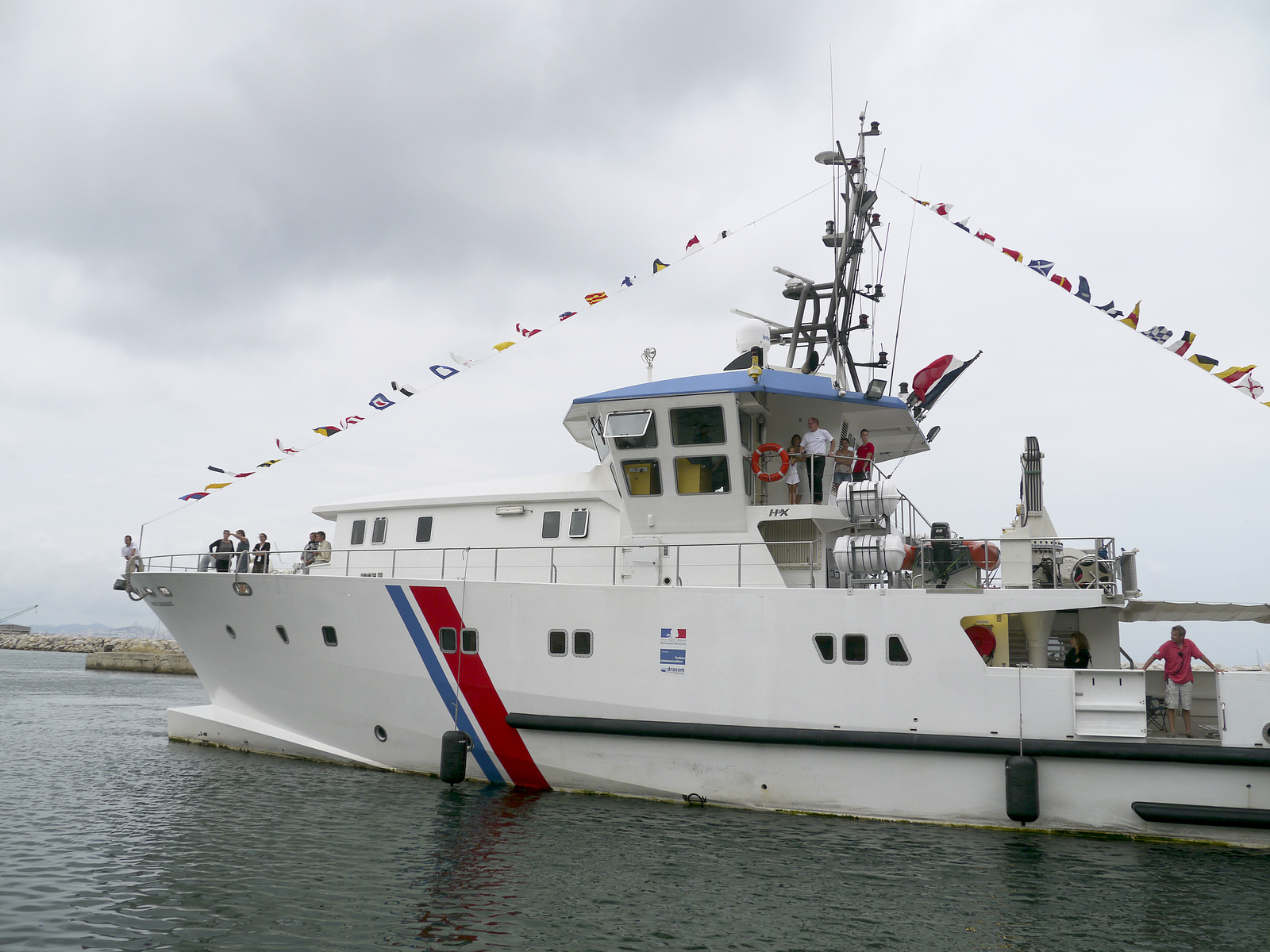 Photographie de l’André Malraux, prêt pour la parade