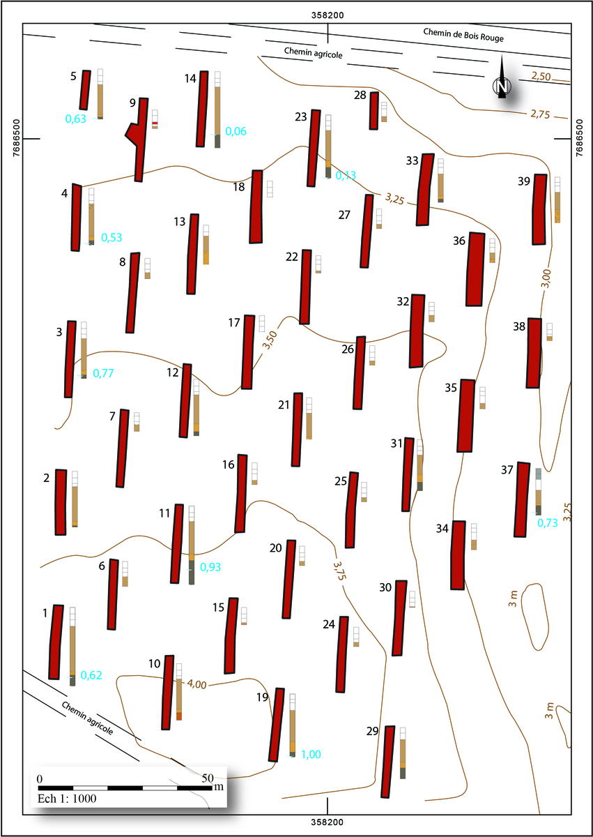 General plan (Saint-André, Bois-Rouge, 2020)