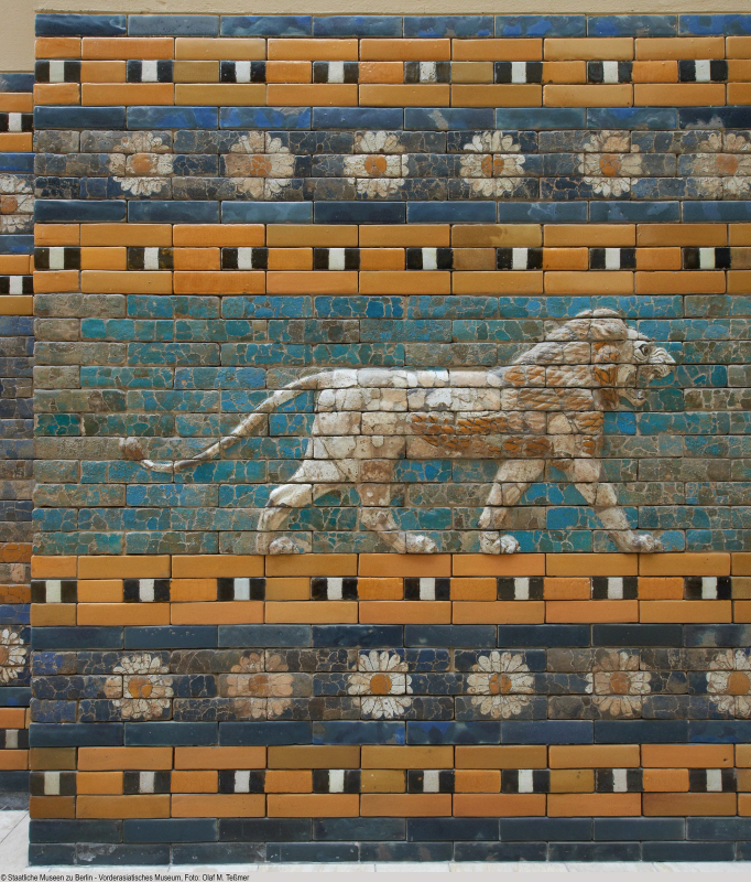 Détail de la voie processionnelle de Babylone