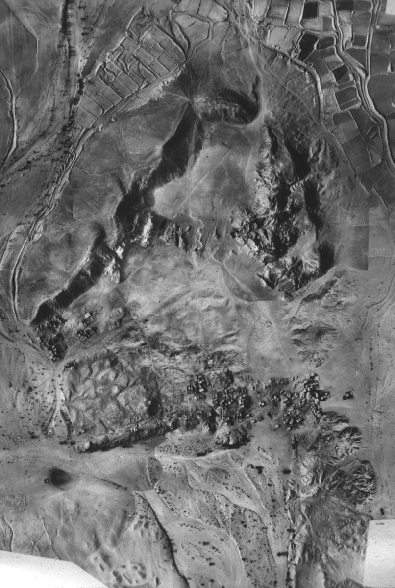 Photo aérienne du site