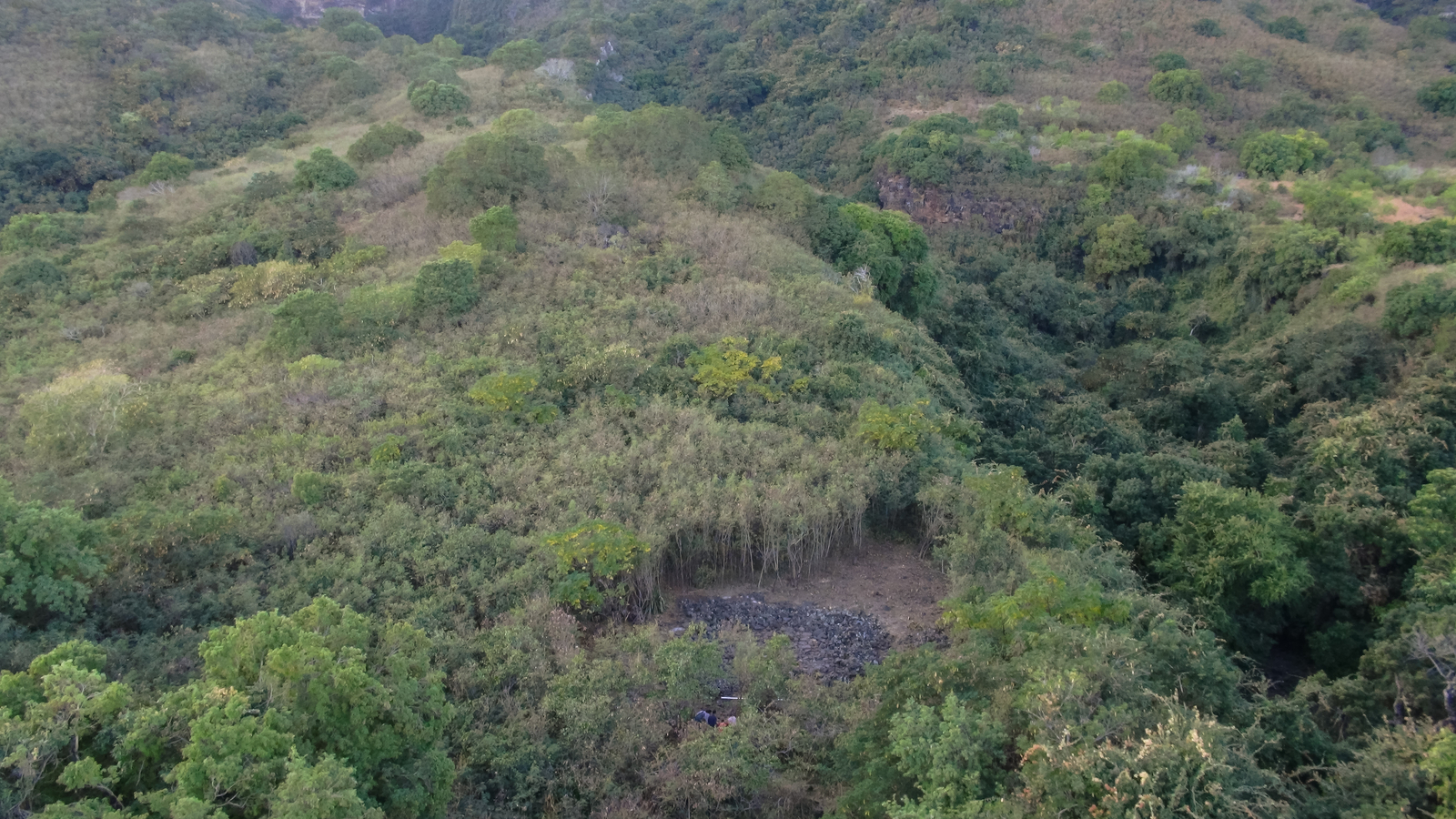 Aerial view (Saint-Paul, Bassin Vital, 2013)