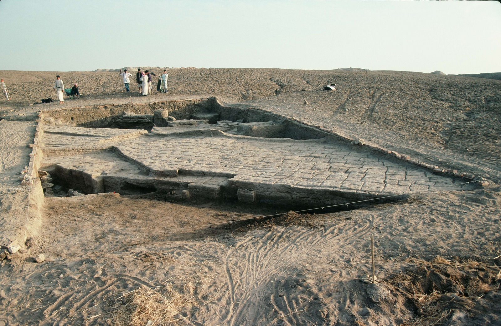 Les fondations de l'enceinte intérieure de la Ville III