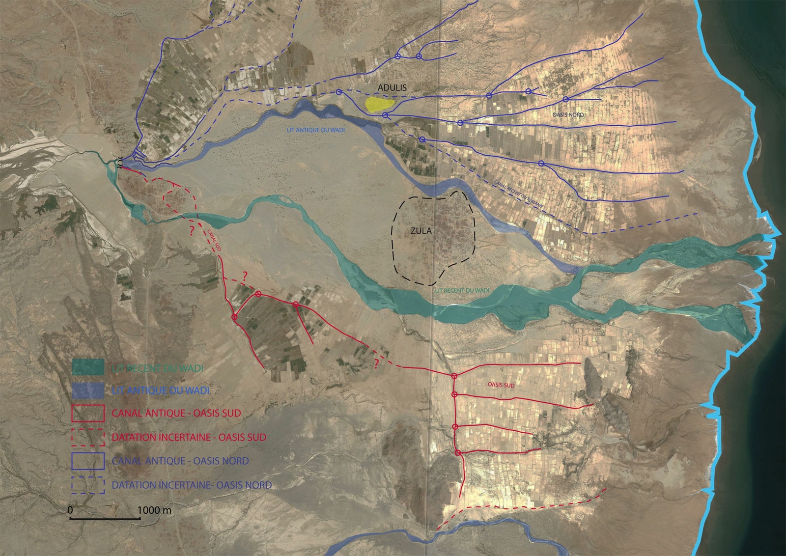 Adulis, réseau d’irrigation