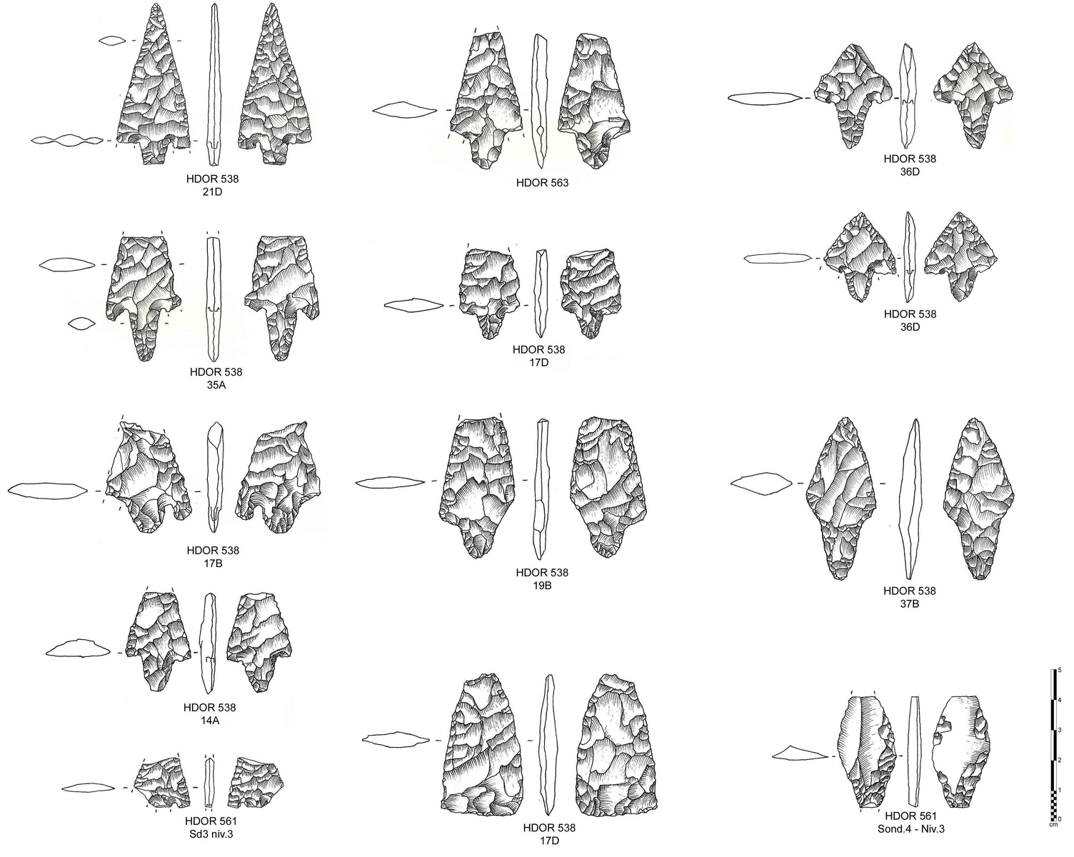 Pointes de flèches néolithiques du wâdî Waʿsha, Hadramawt