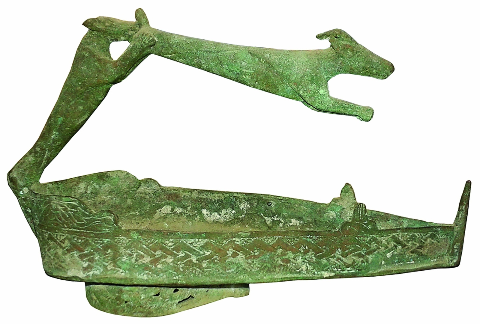 Lampe à huile en bronze