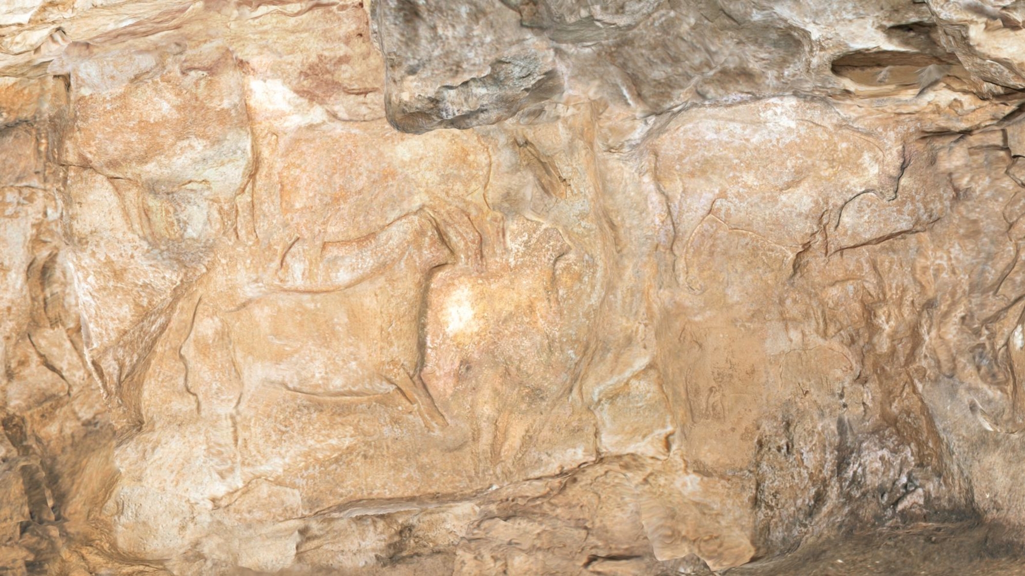 Frise du Roc-aux-Sorciers, abri sculpté de la Préhistoire