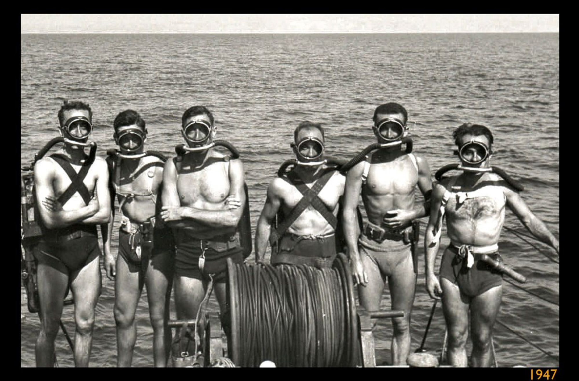 Photographie d'un groupe de plongeurs