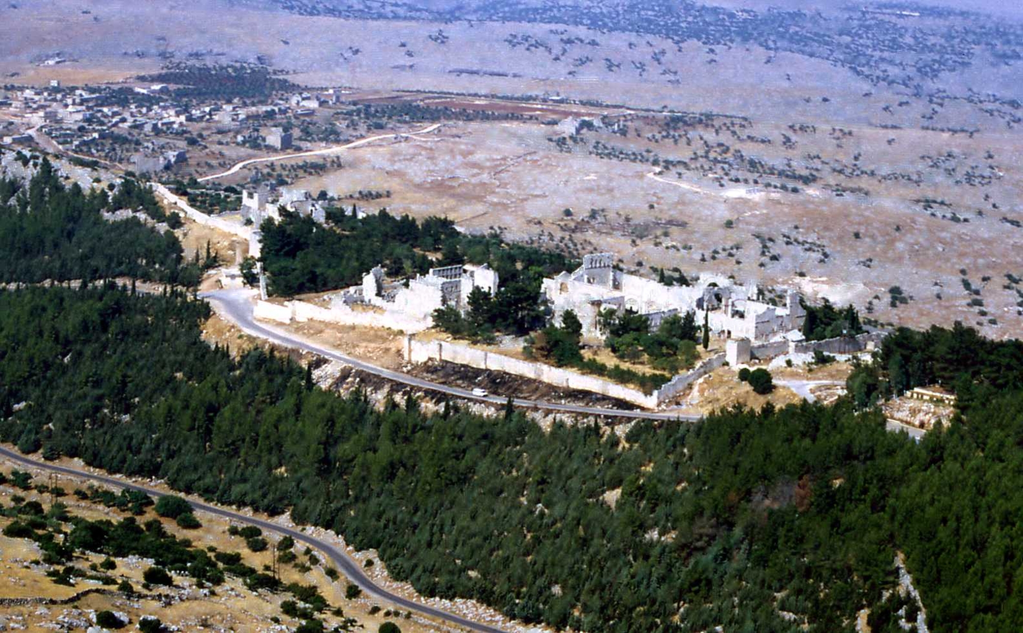 Vue aérienne du sanctuaire