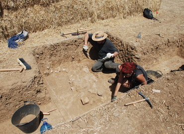 Fouilles archéologiques sur le site de Dessobriga à Osorno la Mayor (province de Palencia, Castille et León), Valdavia, (CC BY-SA 4.0).