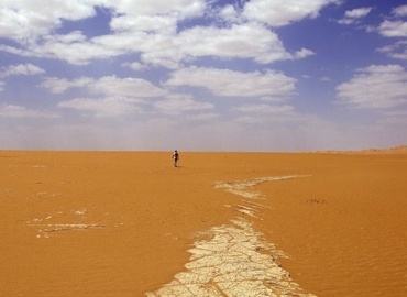 Paléolac dans le désert du Ramlat al-Sab'atayn. H. Hitgen
