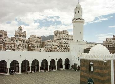 Grande mosquée de Sanaa, Yémen. Yves Egels (IGN / École nationale des sciences géographiques, mastère Photogrammétrie / Mission de relevé photogrammétrique — FSD)